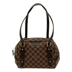 Louis Vuitton LOUIS VUITTON Rivington PM Shoulder Bag Damier Ebene N41157 Brown DU3180 Women's