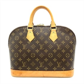 Louis Vuitton Alma PM Handbag Monogram Canvas M51130 Brown BA0054