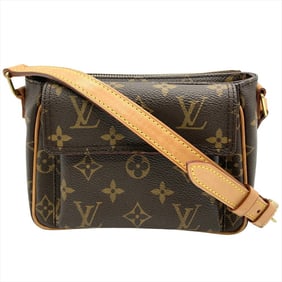Louis Vuitton Viva Cite PM Shoulder Bag Monogram Canvas M51165 Brown Women's