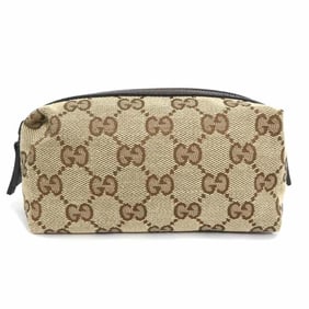 Gucci GG Canvas Brown Pouch Bag for Men and Women, 245947, H31625a