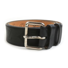 Louis Vuitton Monogram Mahina Santur Perforated Belt, Black, Men's, M6931 (h31607a)