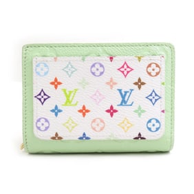 Louis Vuitton LOUIS VUITTON Bi-fold Wallet LV×TM Monogram Empreinte Portefeuille Qu Green Tea