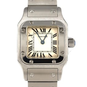Cartier Santos Galbe SM W20056D6 Stainless Steel Quartz Watch
