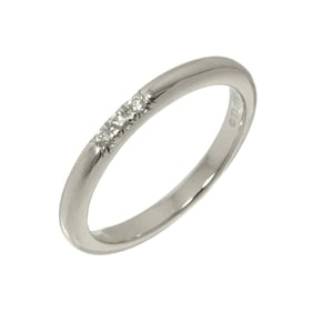 Tiffany & Co. Forever 5 Diamond Ring, 2mm Wide, Platinum