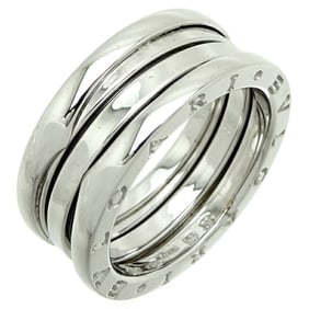 Bvlgari #55 B.zero1 Men's Ring, 750 White Gold, Size 14.5
