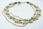 LUXURIOUS Miriam Haskell Pearl Necklace!: Miriam Haskell Pearl Necklace!This wonderful item is one of a kind! The weight is 83.9 grams. The length is 15 inches. It is kind of like a choker. This fantastic piece is in great condition!