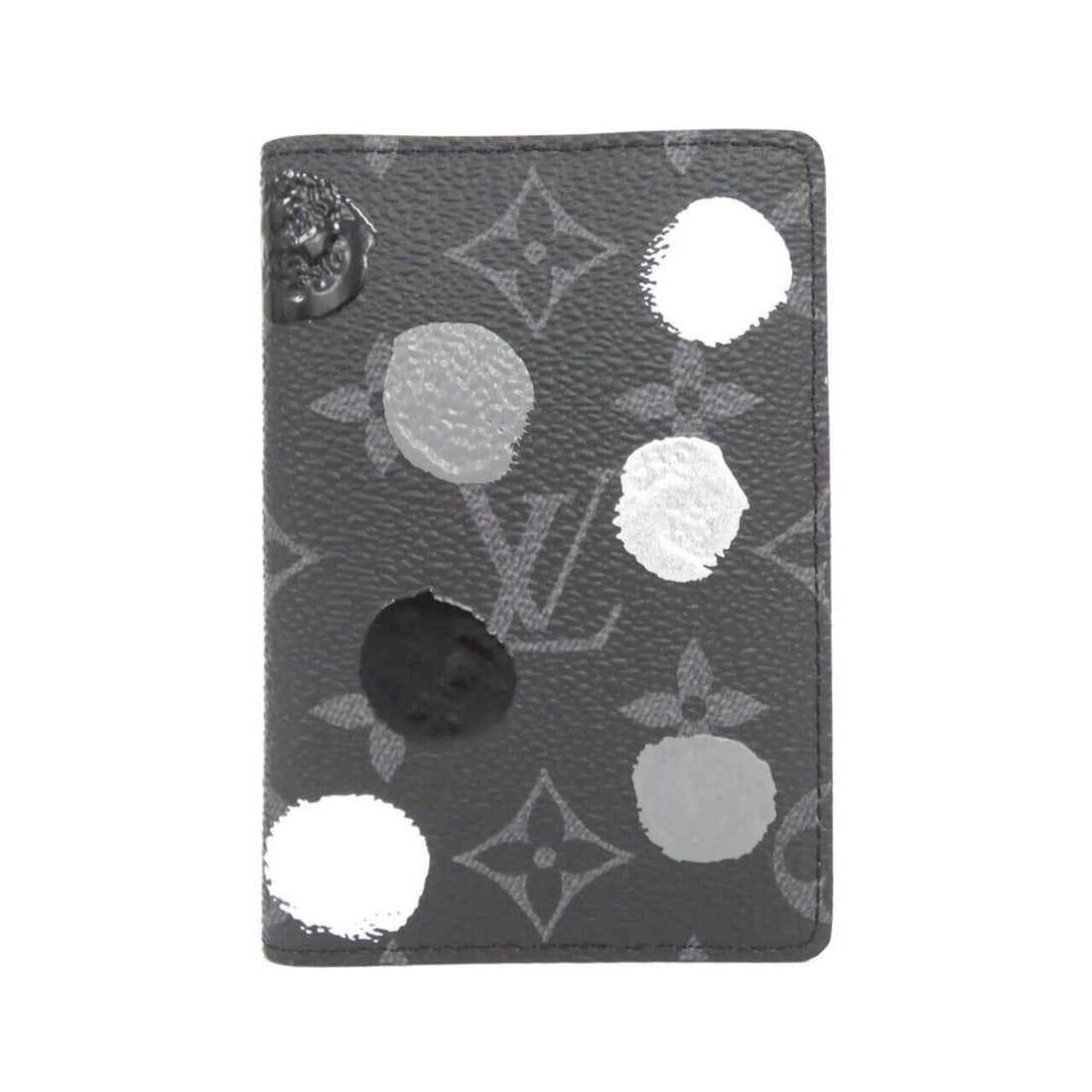 Louis Vuitton Monogram Eclipse (LV x YK) Organizer de Poche M81928 Business Card Holder/Card Case (1 of 13)