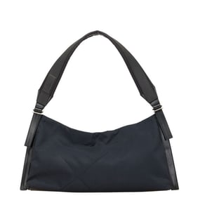 Salvatore Ferragamo sports one-shoulder bag, handbag in black nylon and leather, for women.