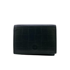 BOTTEGA VENETA Bottega Veneta Compact Wallet Intrecciato Tri-fold Black Unisex