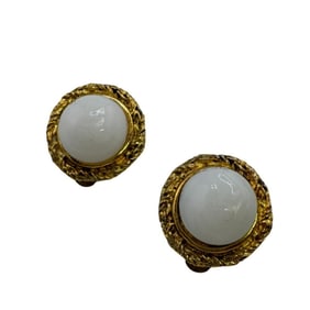 CHANEL Chanel Dangle Earrings, No Hole, Gold