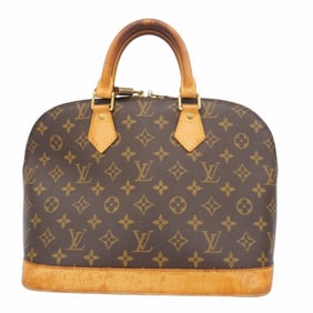 Louis Vuitton Monogram Alma Handbag M51130 Brown Women's
