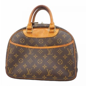 Louis Vuitton Monogram Trouville Handbag M42228 Brown Women's