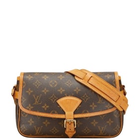Louis Vuitton Monogram Sologne Shoulder Bag M42250 Brown Leather Women's LOUIS VUITTON