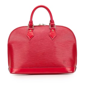 Louis Vuitton Epi Alma Handbag M52147 Castilian Red Leather Women's LOUIS VUITTON