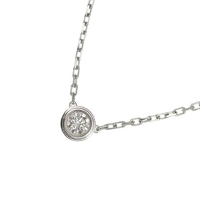 Cartier d'Amour Diamond Necklace, Large, LM, 41cm, K18 WG White Gold 750, Diamant Léger Necklace