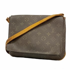 Louis Vuitton Monogram Musette Salsa Short Strap Shoulder Bag M51257 Brown Women's