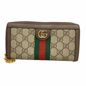 Gucci Ophidia Long Wallet 523154 Brown Women's