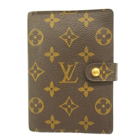 Louis Vuitton Monogram Agenda PM Planner Cover R20005 Brown Women's