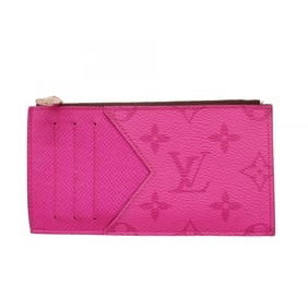 Louis Vuitton Taigarama Coin and Card Holder M30777, Fuchsia Pink, Men's