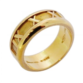 Tiffany Atlas ring in 18KYG yellow gold, size 9.5 for women