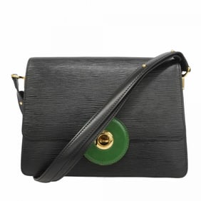 Louis Vuitton Epi Free Run Shoulder Bag M52414 Green Noir Women's