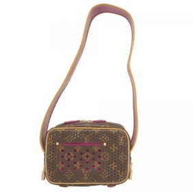 Louis Vuitton Monogram Perforated Mini Trocadero Shoulder Bag M95175 Fuchsia Women's