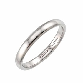 Tiffany & Co. Stacking Band Ring, Size 17, Platinum