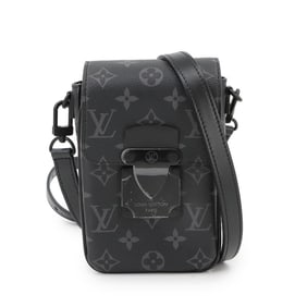 Louis Vuitton Monogram Eclipse S-Lock Vertical Wearable Wallet Shoulder Bag M82252 RFID
