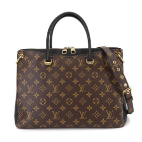 Louis Vuitton Monogram Pallas 2-way hand/shoulder bag in Noir Brown leather (M42756) with gold