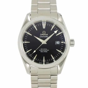 OMEGA Seamaster Aqua Terra Co-Axial 2503 50 Men's Watch with Date Display, Black, Automatic,