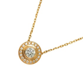 Cartier d'Amour Diamond Necklace, 41cm, 18K PG Pink Gold 750, Diamant Léger Necklace