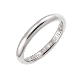 CHANEL John Parisien #45 Ring, Platinum