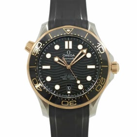 OMEGA Seamaster Diver 300 Co-Axial Master Chronometer Two-tone 210 22 42 20 01 002 Men's Watch with
