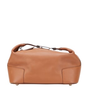 LOEWE logo handbag in brown leather for women