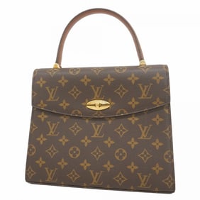 Louis Vuitton Monogram Malesherbes M51379 Handbag, Brown, Women's