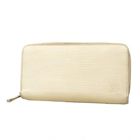 Louis Vuitton Epi Zippy Wallet M6007J White Women's