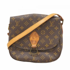 Louis Vuitton Monogram Saint-Cloud GM Shoulder Bag M51242 Brown Women's