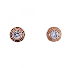 Cartier D'Amour XS 1PD Earrings in 18KPG Pink Gold with Diamonds for Women