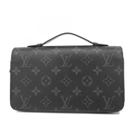 Louis Vuitton Monogram Eclipse Zippy XL Long Wallet M61698 Black Men's