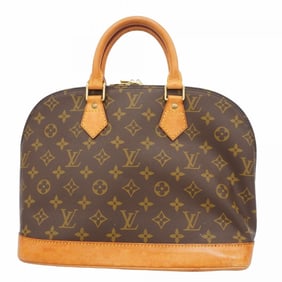 Louis Vuitton Monogram Alma Handbag M51130 Brown Women's