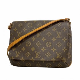 Louis Vuitton Monogram Musette Tango Short Strap Shoulder Bag M51257 Brown Women's