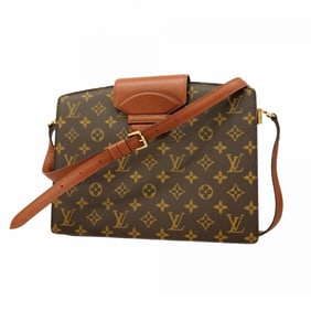 Louis Vuitton Monogram Courcelle Shoulder Bag M51375 Brown Women's
