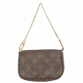 Louis Vuitton Monogram Mini Pochette Accessoires M58009 Brown Women's Pouch
