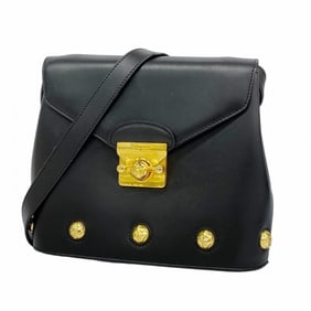 Salvatore Ferragamo shoulder bag in black leather for women