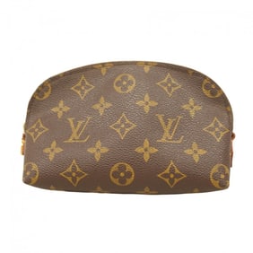 Louis Vuitton Monogram Pochette Tick Pouch M47515 Brown Women's