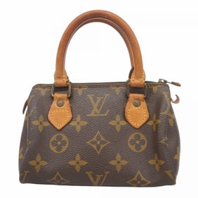Louis Vuitton Monogram Mini Speedy Handbag M41534 Brown Women's