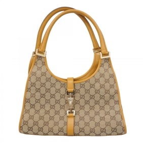 Gucci GG Canvas Jackie 002 1067 Handbag, Beige, Champagne, Women's