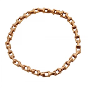 Tiffany T Narrow Chain Bracelet in 18K Pink Gold for Women