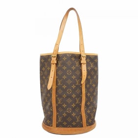 Louis Vuitton Monogram Bucket GM Tote Bag M42236 Brown Women's