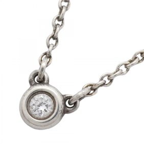 Tiffany Necklace By the Yard 1PD Silver 925 Diamond Women's